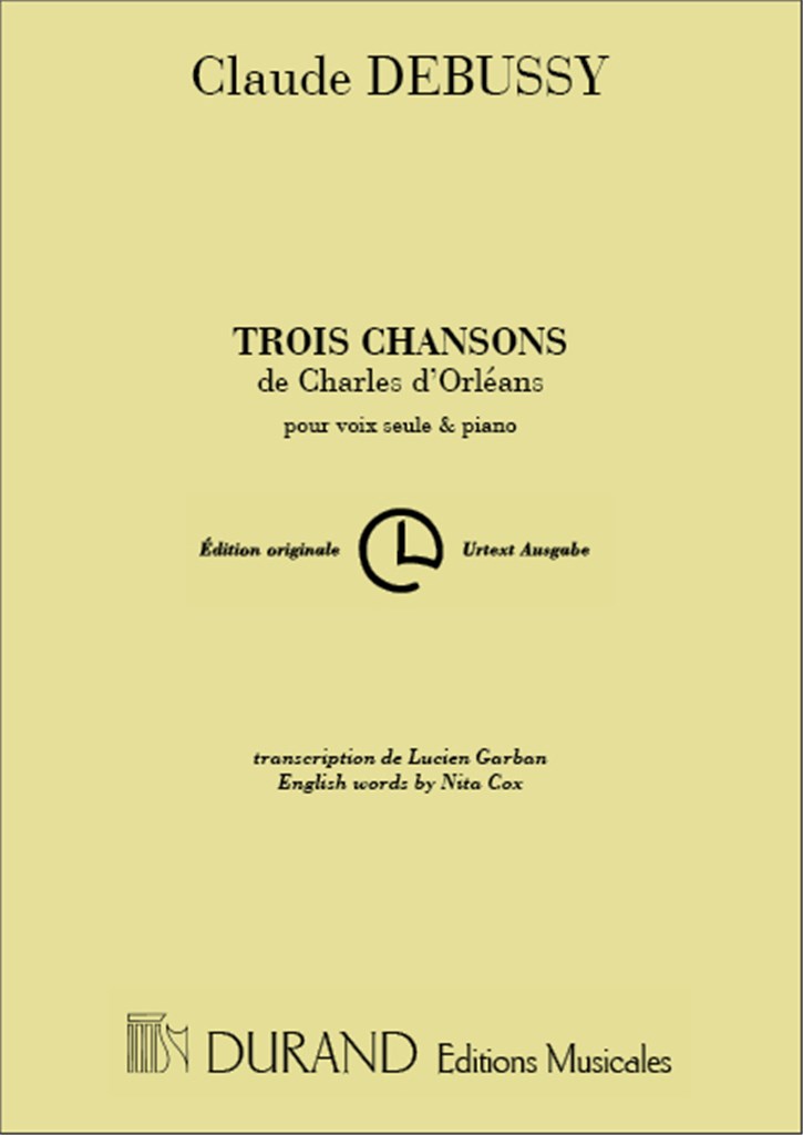 3 Chansons de Charles d'Orléans (mezzo)